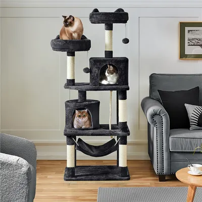 Kratzbaum 158cm hoch Katzenbaum Stabil Kletterbaum Katzenkratzbaum