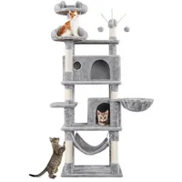 Yaheetech Arbre à Chat Robuste en Bois