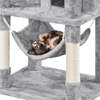 Yaheetech Arbre à Chat Robuste en Bois Yaheetech Arbre à Chat Robuste en Bois