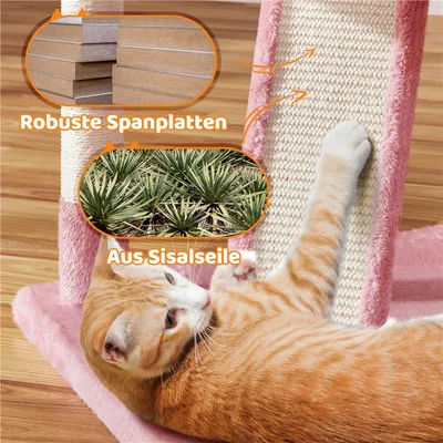 Kratzbaum XXL 174 cm deckenhoch Katzenkratzbaum stabiler Katzenbaum