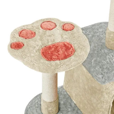 Yaheetech Arbre à Chat Forme Patte