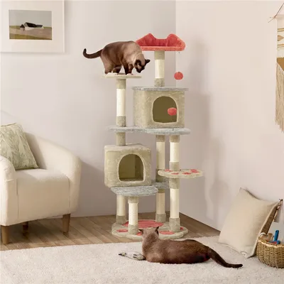 Yaheetech Arbre à Chat Forme Patte