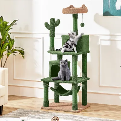 Yaheetech Arbre à Chat Design Cactus