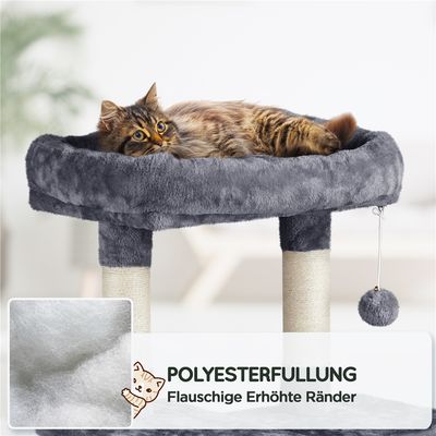 Stabiler Kratzbaum Katzenbaum 159 cm mit Katzenhöhlen & Plattformen