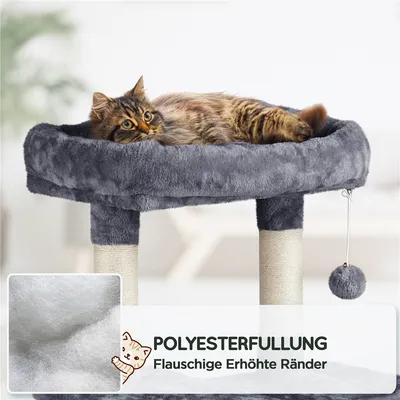Stabiler Kratzbaum Katzenbaum 159 cm mit Katzenhöhlen & Plattformen Stabiler Kratzbaum Katzenbaum 159 cm mit Katzenhöhlen & Plattformen