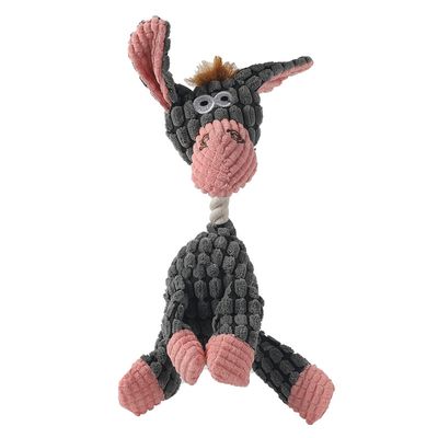 CoolPetGear Jouet à Mâcher en Peluche d'Âne pour Chien