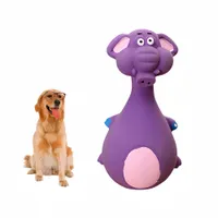 CoolPetGear Juego de 2 juguetes de látex para perros con sonido