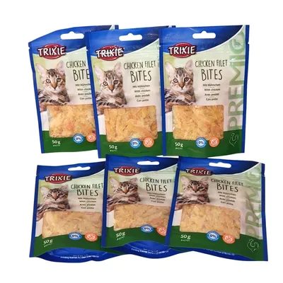 Trixie - Friandises Filet de poulet 6 sachets de 50 g soit 300 g pour chat Trixie - Friandises Filet de poulet 6 sachets de 50 g soit 300 g pour chat