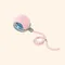 IntiMeg Balle interactive avec corde pour chat Rose