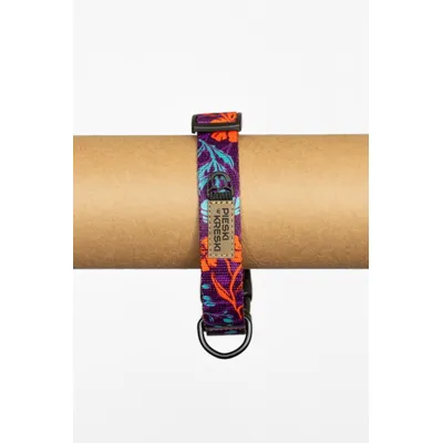 PieskiwKreski Collier pour chien  Fluo Flower
