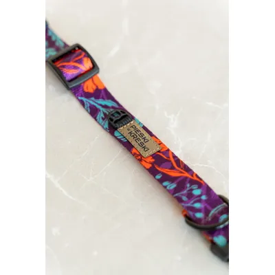 PieskiwKreski Collier pour chien  Fluo Flower