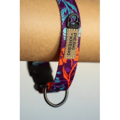 PieskiwKreski Collier pour chien  Fluo Flower