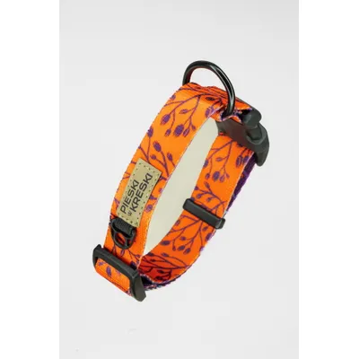 PieskiwKreski Collier pour chien  Fluo Flower