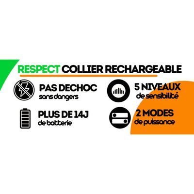 Collier d'entrainement sans douleur pour chien