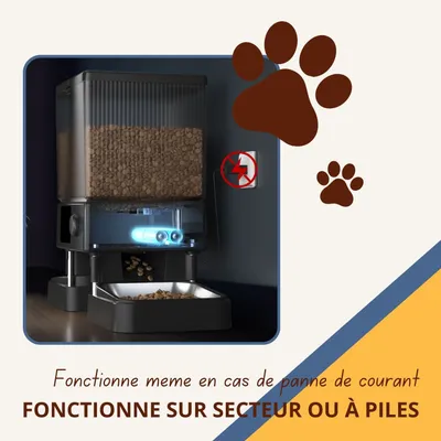 Distributeur automatique de nourriture pour animaux Oneisall PFD-002 Pro