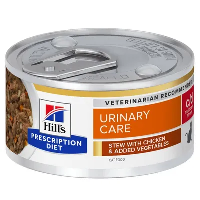 HILL'S - CHAT ADULT PRESCRIPTION DIETS C/D URINARY STRESS (mijoté) HILL'S - CHAT ADULT PRESCRIPTION DIETS C/D URINARY STRESS (mijoté)
