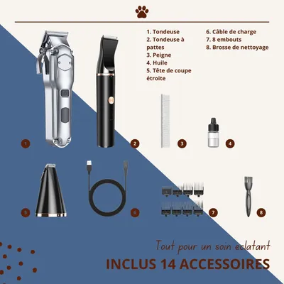 Tondeuse pour pattes et pelage Oneisall RFC-676+P20