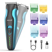 Oneisall DTJ-002 - Kit de toilettage pour chiens et chats - Rechargeable