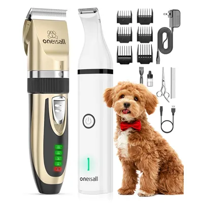 Tondeuse Oneisall X2+N5 - Kit de toilettage pour chien