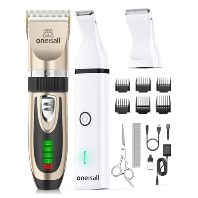 Tondeuse Oneisall X2+N5 - Kit de toilettage pour chien