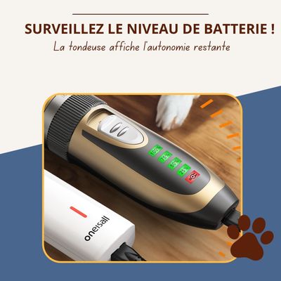 Tondeuse Oneisall X2+N5 - Kit de toilettage pour chien