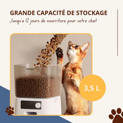 Gamelle intelligente Oneisall PFD-001 Pro - Avec connexion WiFi - 3.5Litres