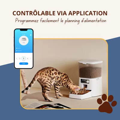 Gamelle intelligente Oneisall PFD-001 Pro - Avec connexion WiFi - 3.5Litres