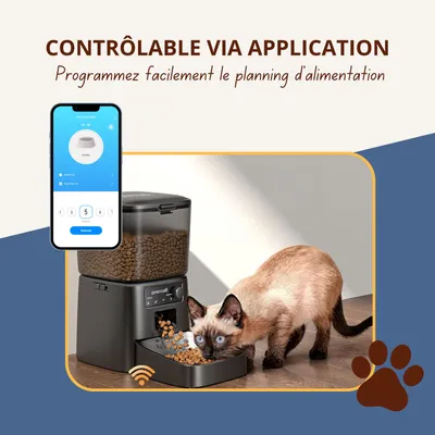 Gamelle intelligente Oneisall PFD-001 Pro - Sans fil - Réservoir de 3,5 L Gamelle intelligente Oneisall PFD-001 Pro - Sans fil - Réservoir de 3,5 L