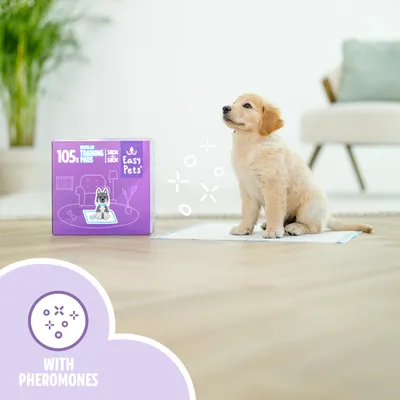 EasyPets Alèse Chien et Chiot - Tapis Éducateur 58x58 cm - 105 pcs