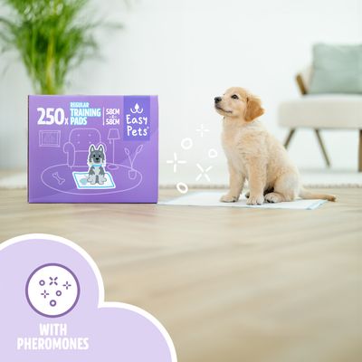 EasyPets Alèse Chien et Chiot - Tapis Éducateur 58x58 cm - 250 pcs