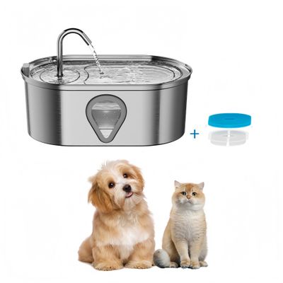 IntiMeg Fontaine à eau pour chats et chiens - 3.5 L