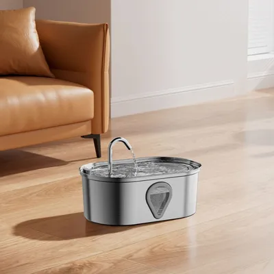 IntiMeg Fontaine à eau pour chats et chiens - 3.5 L