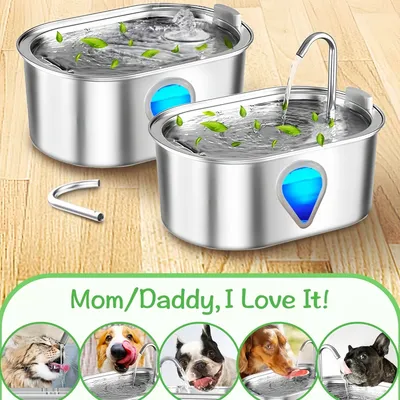 IntiMeg Fontaine à eau pour chats et chiens - 3.5 L