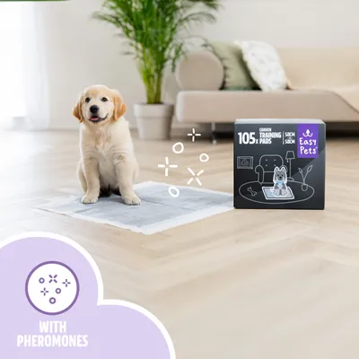 Easypets Tapis absorbants Pour Chiot Carbon 105 pièces