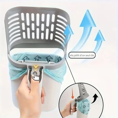 IntiMeg Pala para arena de gato con bolsa de basura integrada