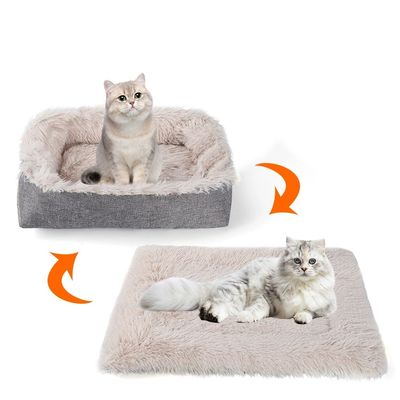 IntiMeg lit et tapis pour chat à double usage