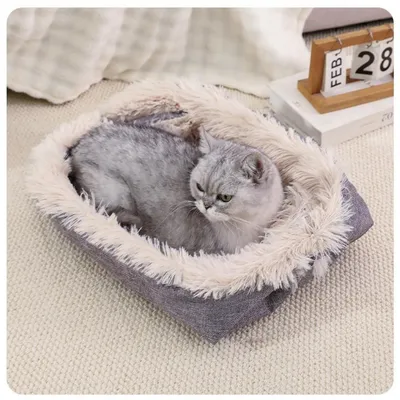 IntiMeg lit et tapis pour chat à double usage