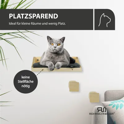 Rohrschneider Katzenkletterwand Massiv