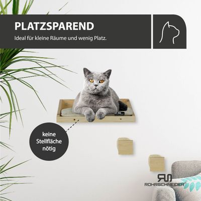 Rohrschneider Katzenkletterwand Massiv