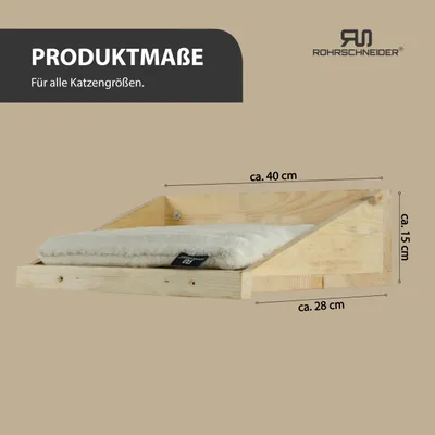 Rohrschneider Katzenkletterwand Massiv Rohrschneider Katzenkletterwand Massiv