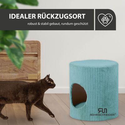 Rohrschneider Tierhöhle/Hocker aus Cord