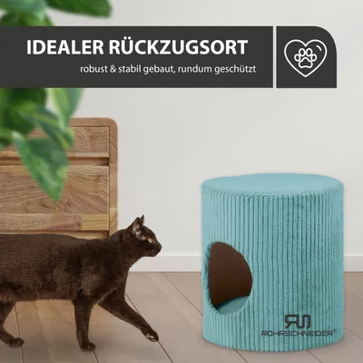 Rohrschneider Tierhöhle/Hocker aus Cord Rohrschneider Tierhöhle/Hocker aus Cord