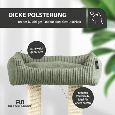 Rohrschneider Kratzbaum mit gemütlichem Sofa
