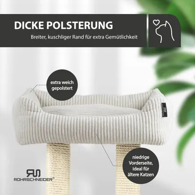Rohrschneider Kratzbaum mit gemütlichem Sofa