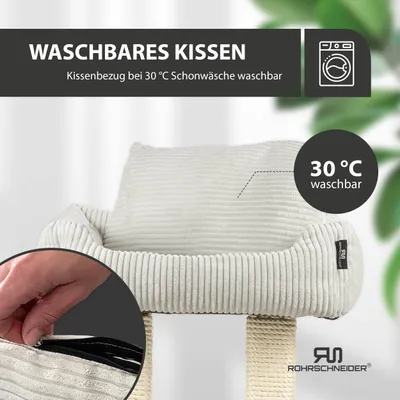 Rohrschneider Kratzbaum mit gemütlichem Sofa
