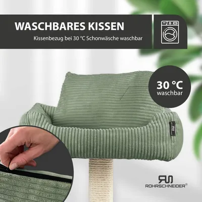 Rohrschneider Kratzbaum mit gemütlichem Sofa Rohrschneider Kratzbaum mit gemütlichem Sofa