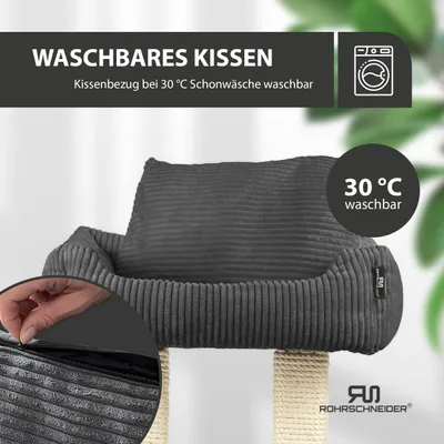 Rohrschneider Kratzbaum mit gemütlichem Sofa Rohrschneider Kratzbaum mit gemütlichem Sofa