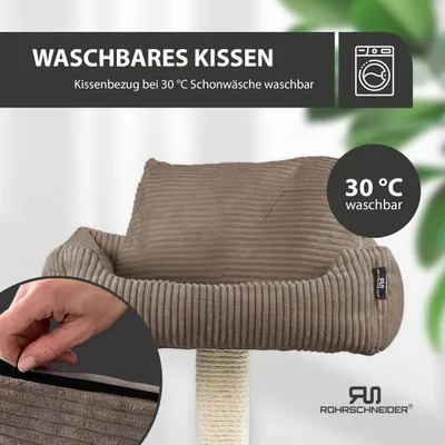 Rohrschneider Kratzbaum mit gemütlichem Sofa