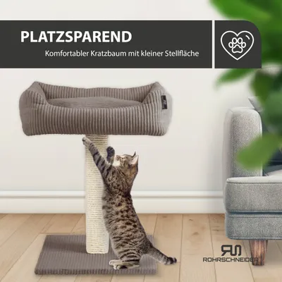 Rohrschneider Kratzbaum mit gemütlichem Sofa