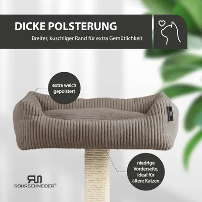 Rohrschneider Kratzbaum mit gemütlichem Sofa